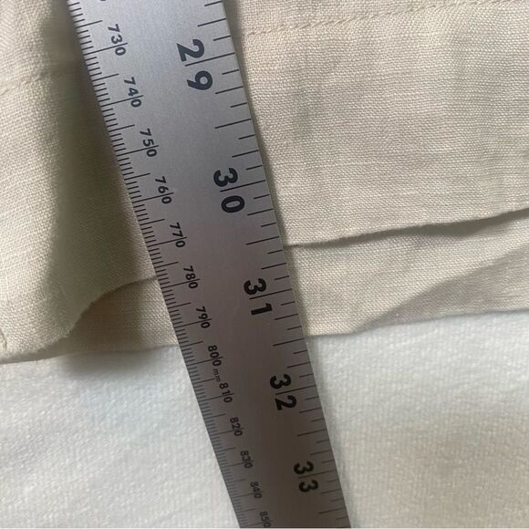 Quince New With Tags 100% Linen Wide Leg Pants Size XL - Picture 10 of 11